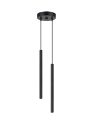 Design Pendellampe „Arche“ - 2-flammig Schwarz Sollux Lighting