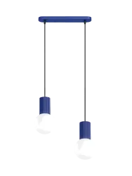 Design Pendellampe „Halo II“, 2-flammig Ultramarine Sollux Lighting