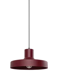 Design Pendellampe „Bilo“ Burgundrot Sollux Lighting