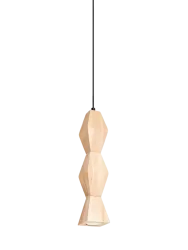 Design Pendellampe „Kubbe“ Naturholz Sollux Lighting