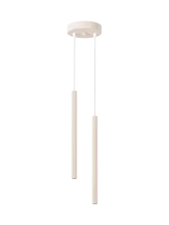 Design Pendellampe „Arche“ - 2-flammig Beige Sollux Lighting