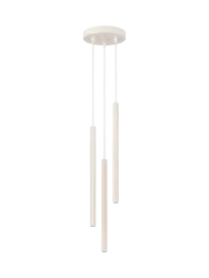 Design Pendellampe „Arche“ - 3-flammig Beige Sollux Lighting