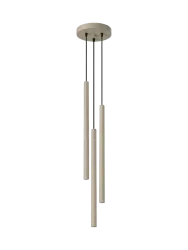 Design Pendellampe „Pastelo“ 3-flammig Taupe Sollux Lighting