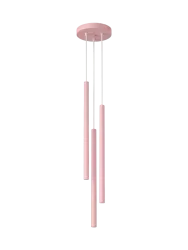 Design Pendellampe „Pastelo“ 3-flammig Rosa Sollux Lighting