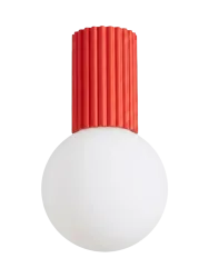 Design Deckenlampe „Halo“ Rot Sollux Lighting
