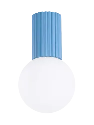 Design Deckenlampe „Halo“ Hellblau Sollux Lighting