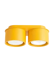 Design Deckenlampe „Modo“ 2-flammig Gelb Sollux Lighting