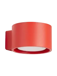 Design Wandlampe „Modo“ 1-flammig Rot Sollux Lighting