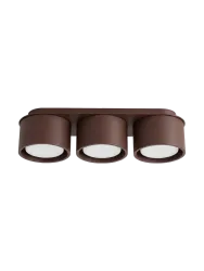 Design Deckenlampe „Modo“ 3-flammig Braun Sollux Lighting