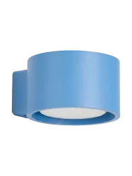 Design Wandlampe „Modo“ 1-flammig Hellblau Sollux Lighting