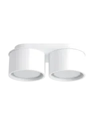 Design Deckenlampe „Modo“ 2-flammig Weiss Sollux Lighting