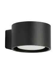 Design Wandlampe „Modo“ 1-flammig Schwarz Sollux Lighting