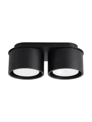 Design Deckenlampe „Modo“ 2-flammig Schwarz Sollux Lighting