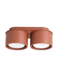 Design Deckenlampe „Modo“ 2-flammig Ockerrot Sollux Lighting