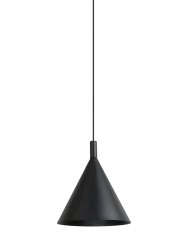 Design Pendellampe „Nox“ Schwarz Ø 25 cm Sollux Lighting