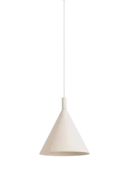Design Pendellampe „Nox“ Beige Ø 25 cm Sollux Lighting