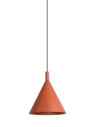 Design Pendellampe „Nox“ Ockerrot Ø 25 cm Sollux Lighting