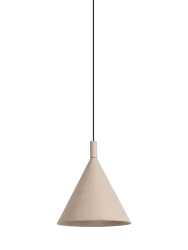 Design Pendellampe „Nox“ Taupe Ø 25 cm Sollux Lighting