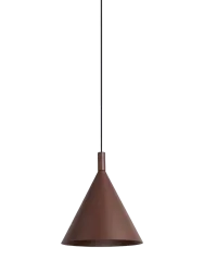 Design Pendellampe „Nox“ Braun Ø 25 cm Sollux Lighting