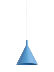 Design Pendellampe „Nox“ Hellblau Ø 25 cm Sollux Lighting