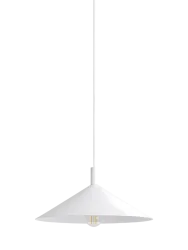 Design Pendellampe „Nox“ Weiss Ø 40 cm Sollux Lighting