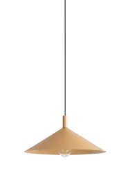 Design Pendellampe „Nox“ Gold Ø 40 cm Sollux Lighting