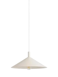 Design Pendellampe „Nox“ Beige Ø 40 cm Sollux Lighting