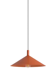 Design Pendellampe „Nox“ Ockerrot Ø 40 cm Sollux Lighting