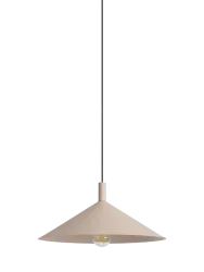 Design Pendellampe „Nox“ Taupe Ø 40 cm Sollux Lighting