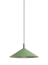 Design Pendellampe „Nox“ Salbeigrün Ø 40 cm Sollux Lighting