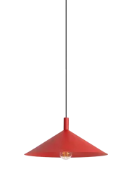 Design Pendellampe „Nox“ Rot Ø 40 cm Sollux Lighting