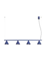 Design Pendellampe „Nox“ 4-flammig Ultramarin Sollux Lighting