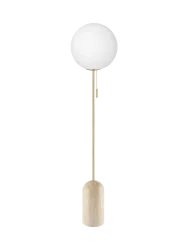 Design Stehlampe „Torrano“ mit Marmorsockel Globen Lighting