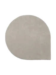 Hochwertiger Design Wollteppich „Stilla“ - Taupe AYTM
