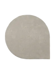 Hochwertiger Design Wollteppich „Stilla“ - Taupe AYTM