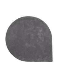 Hochwertiger Design Wollteppich „Stilla“ - Dark Grey AYTM