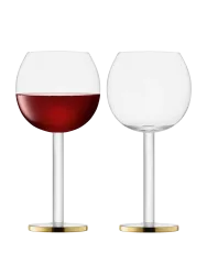 Mundgeblasenes Wein Goblet „Luca“, 2er-Set LSA International
