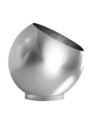 In-/Outdoor Design Blumentopf „Globe“, Silver Ø 37 cm x H 32.3 cm AYTM
