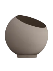 In-/Outdoor Design Blumentopf „Globe“, Taupe Ø 37 cm x H 32.3 cm AYTM