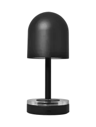 Tragbare In-/Outdoor Akku-Tischlampe „Luceo“ Ø 9.9 x 24 cm - Schwarz AYTM