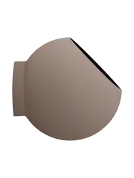 In-/Outdoor Design Blumentopf für die Wandmontage „Globe“, Taupe AYTM