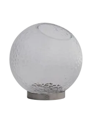 Design Vase „Globe Bubbles“ - Klar/Silver AYTM