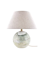 Marmor Design Tischlampe „Castello“ Ø 24 x Höhe 28 cm Globen Lighting