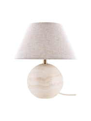 Marmor Design Tischlampe „Castello“ Ø 24 x Höhe 28 cm Globen Lighting