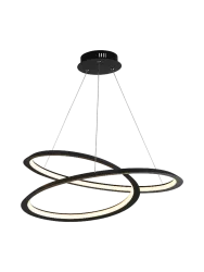 LED Design Pendellampe „Swirl“ - Schwarz Searchlight