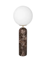 Grosse Design Tischlampe „Torrano“ mit Marmorsockel Globen Lighting