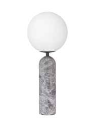 Grosse Design Tischlampe „Torrano“ mit Marmorsockel Globen Lighting