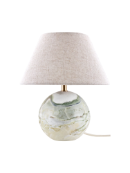 Marmor Design Tischlampe „Castello“ Ø 35 x Höhe 38 cm Globen Lighting