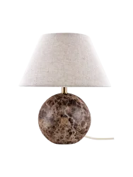 Marmor Design Tischlampe „Castello“ Ø 35 x Höhe 38 cm Globen Lighting