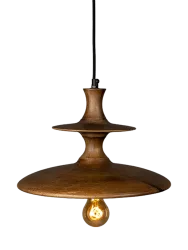 Design Pendellampe „Cath Walnut“ Dutchbone